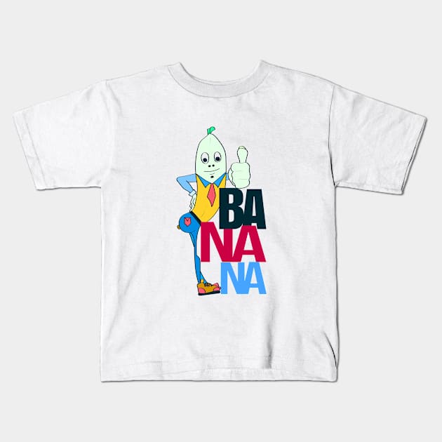 ba.na.na .......funny Kids T-Shirt by ANNATEES